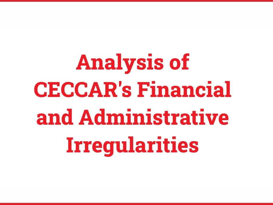 Analysis of CECCAR's Financial and Administrative Irregularities