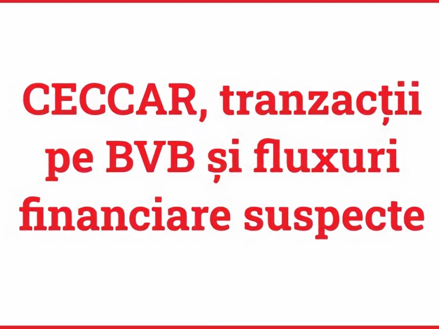 CECCAR, tranzacții pe BVB și fluxuri financiare suspecte
