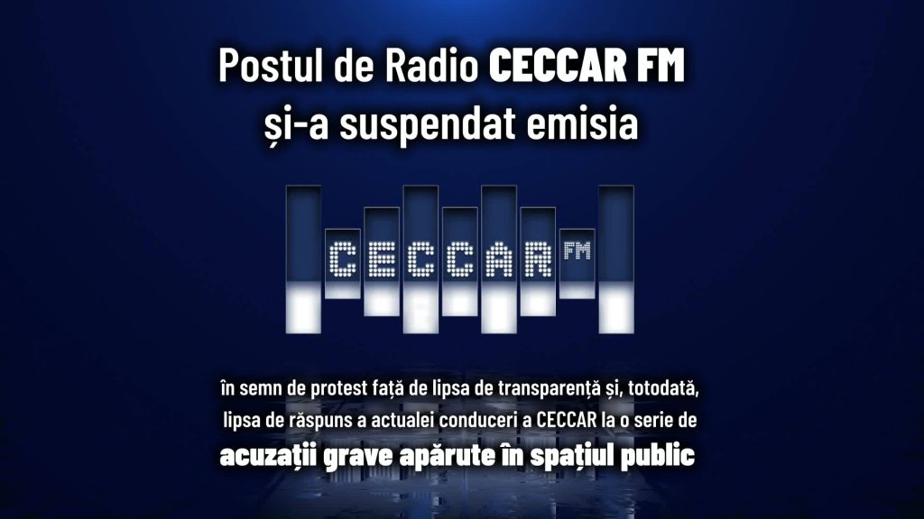 Radio CECCAR FM si-a suspendat emisia