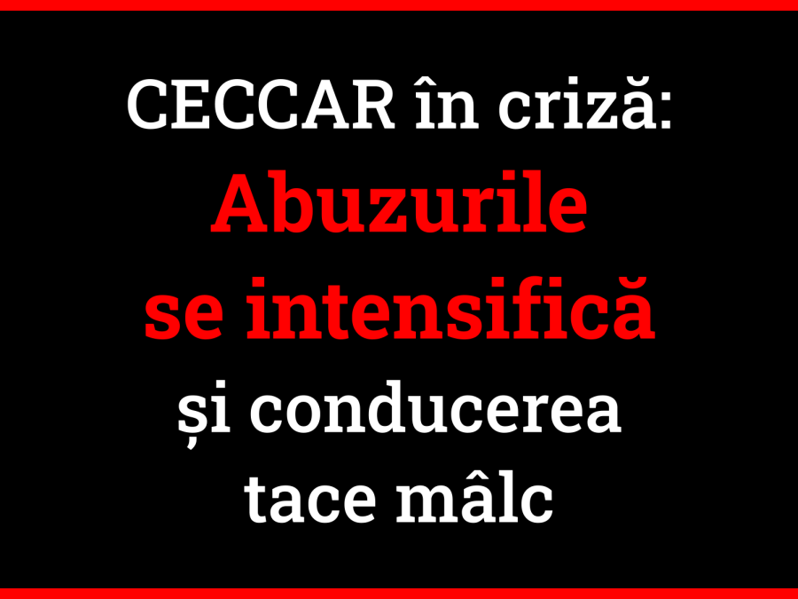 CECCAR în criză Abuzurile se intensifică și conducerea tace mâlc