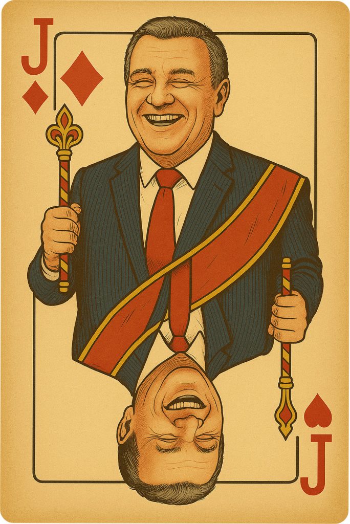 Hamalgean, militiantul din CECCAR, simbol al autorității abuzive și al unui rol ridicol.