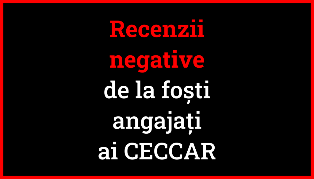 Recenzii negative de la foști angajați ai CECCAR
