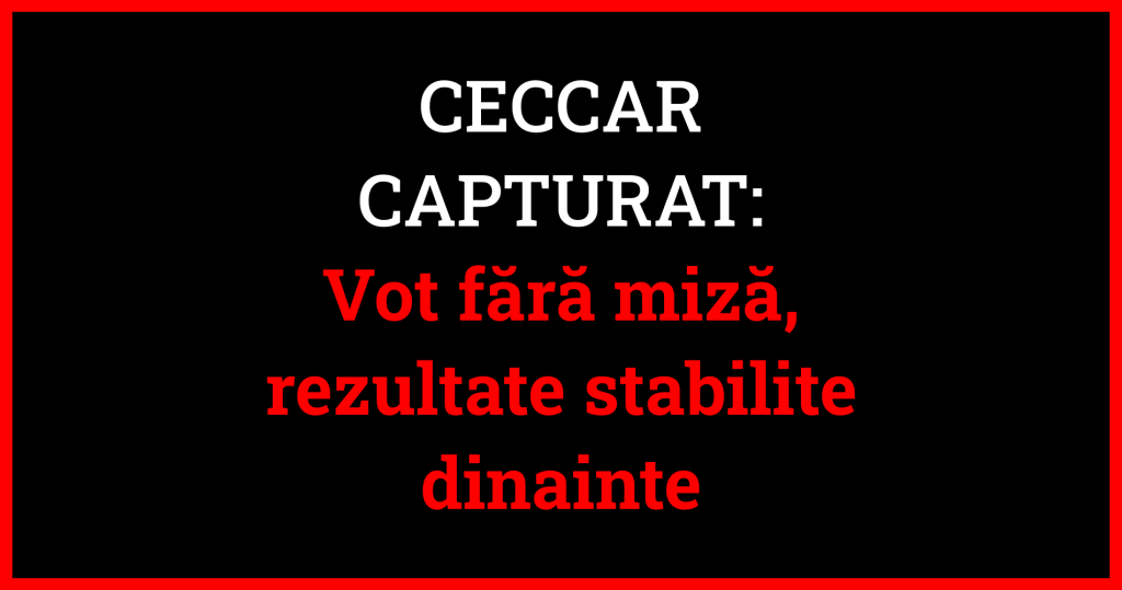 Lipsa totală de transparență în organizarea alegerilor și a proceselor interne pune în discuție legitimitatea conducerii CECCAR.