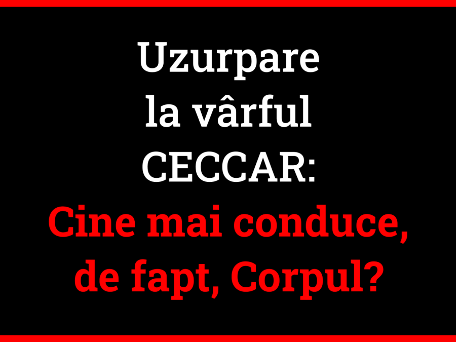 Uzurpare la vârful CECCAR cine mai conduce de fapt Corpul